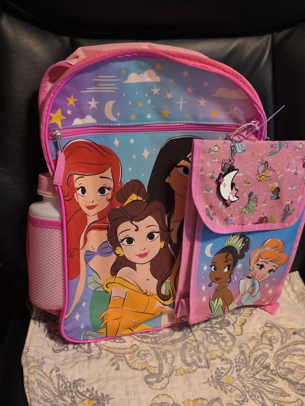 Disney Princess Backpack with Matching Lunch Pouch